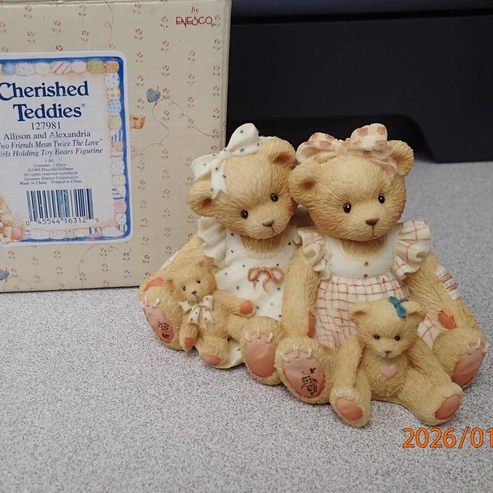 Allison and Alexandria "Two Friends Mena Twice The Love" Cherished Teddies